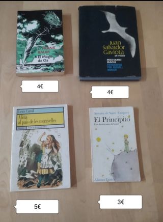 Alicia,El principito,El mago de Oz,Juan Salvador G