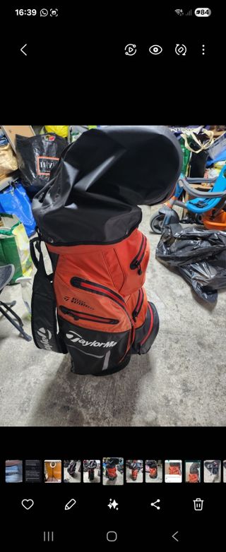 Saco de Golf TaylorMade Naranja