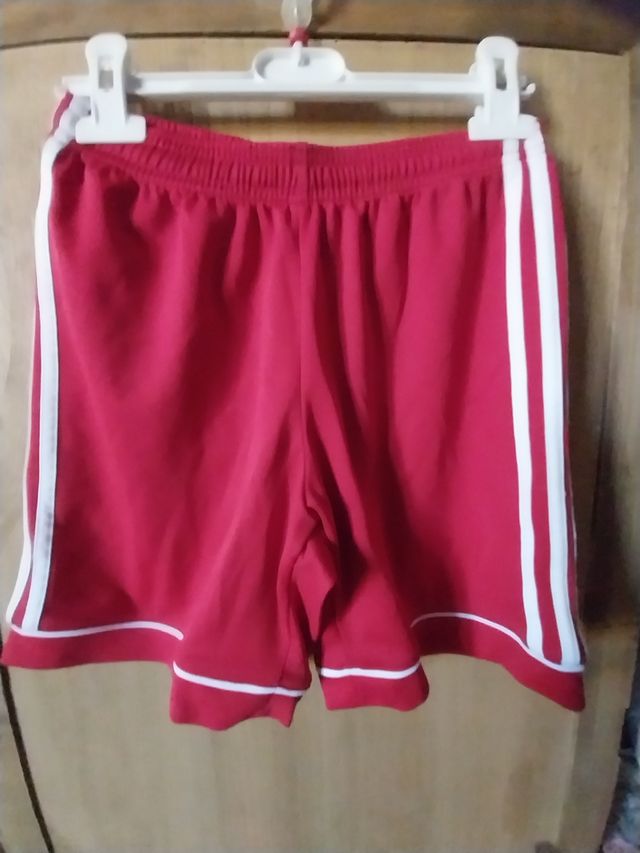 Pantaloncini Adidas Rossi Bambino 12 Anni