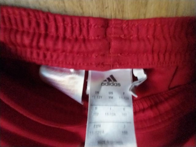 Pantaloncini Adidas Rossi Bambino 12 Anni
