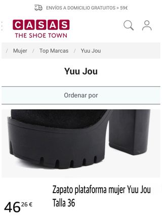 Zapatos tacón plataforma 