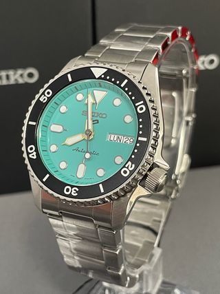 Reloj SEIKO 5 Sport 38mm “Teal Midi” SRPK33K1