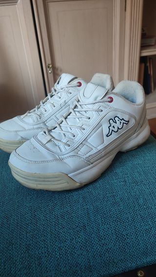 Zapatillas Kappa plataforma blancas