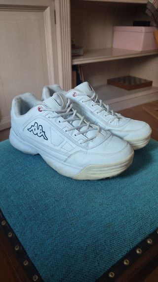 Zapatillas Kappa plataforma blancas