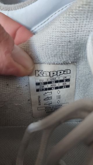 Zapatillas Kappa plataforma blancas