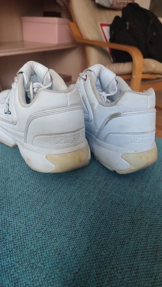 Zapatillas Kappa plataforma blancas