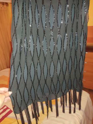 Vestido de fiesta con abalorios 