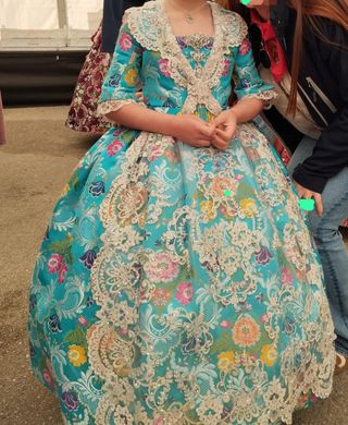 Traje de Fallera para Niña (talla 5-7 años)