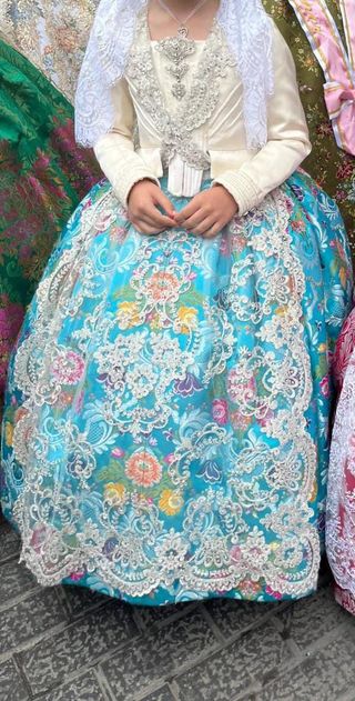 Traje de Fallera para Niña (talla 5-7 años)