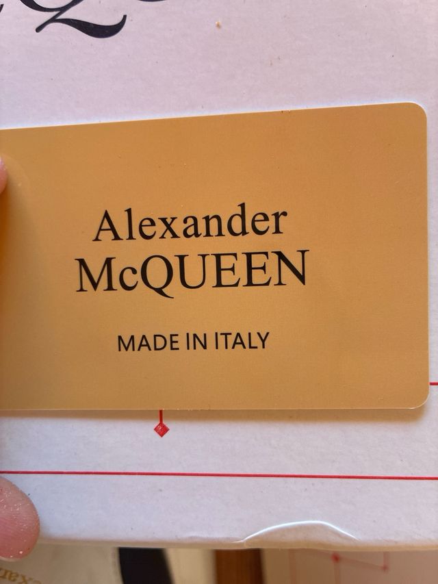 Scarpe Alexander McQueen Uomo Nere e Bianche