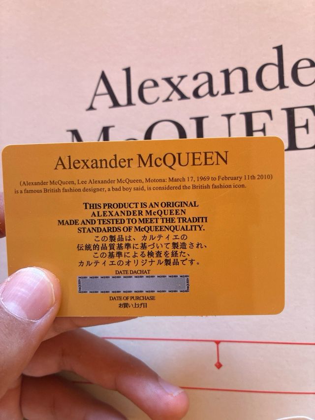 Scarpe Alexander McQueen Uomo Nere e Bianche