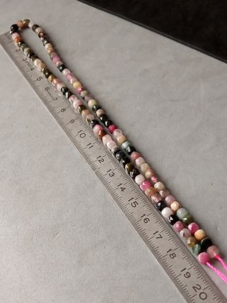 Cuentas de Turmalina Piedras Facetadas Multicolor