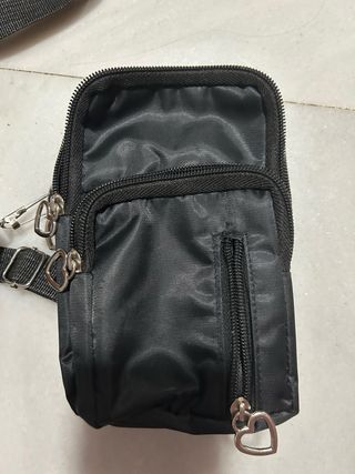 Lote 2 bolsos bandolera negros