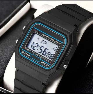 Reloj Digital Unisex Negro
