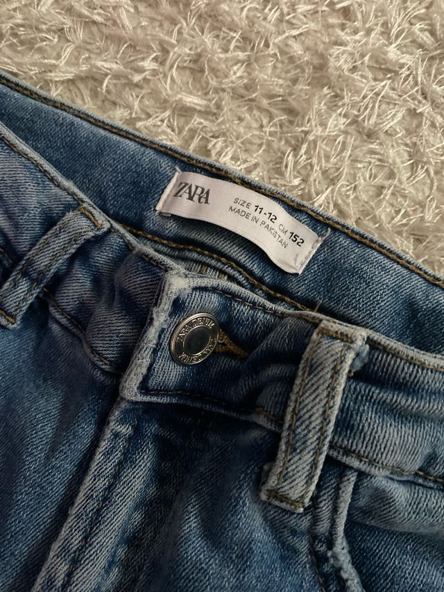 Pantalones vaqueros niña Zara Talla 11/12