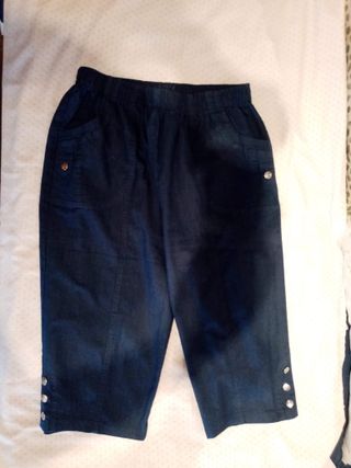 Pantalón corto mujer azul marino