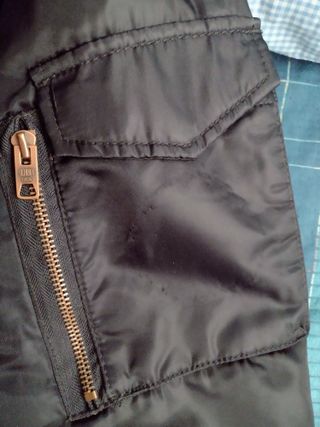 Chaqueta Schott con capucha Talla L