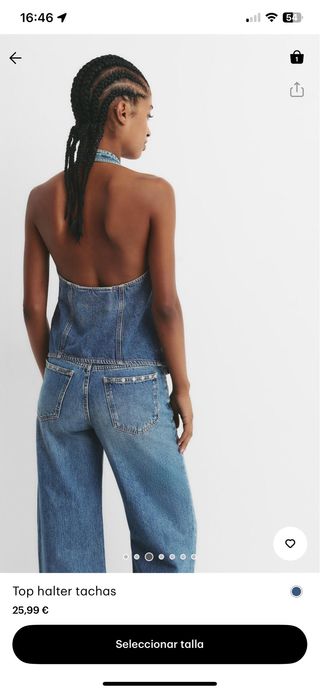Chaleco denim Pull&Bear Talla L