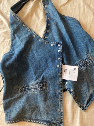 Chaleco denim Pull&Bear Talla L