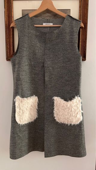 Chaleco Mulaya Talla M Gris