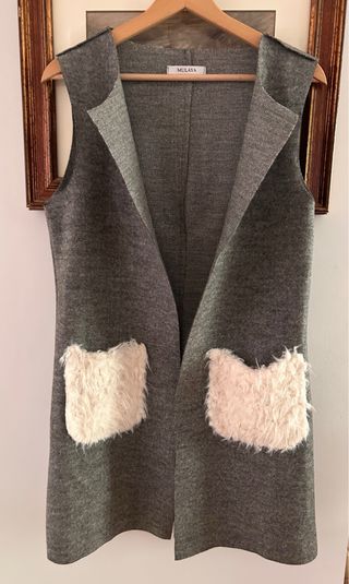 Chaleco Mulaya Talla M Gris