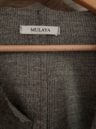 Chaleco Mulaya Talla M Gris