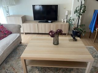 Mueble TV y Mesa Centro Ikea Madera
