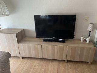 Mueble TV y Mesa Centro Ikea Madera