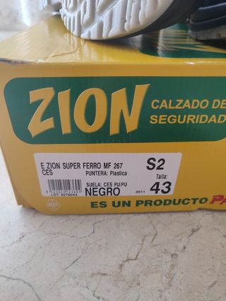 Zapatos seguridad Panter Talla 43