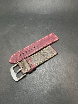 Correa de reloj de cuero hecha a mano