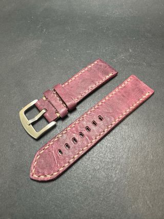 Correa de reloj de cuero hecha a mano