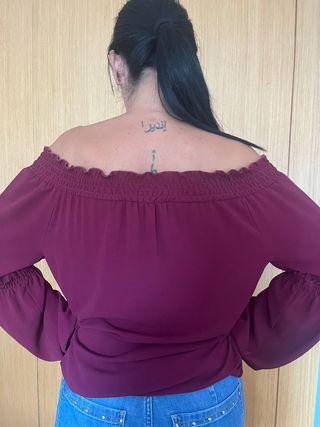 Blusa Fornarina Burdeos