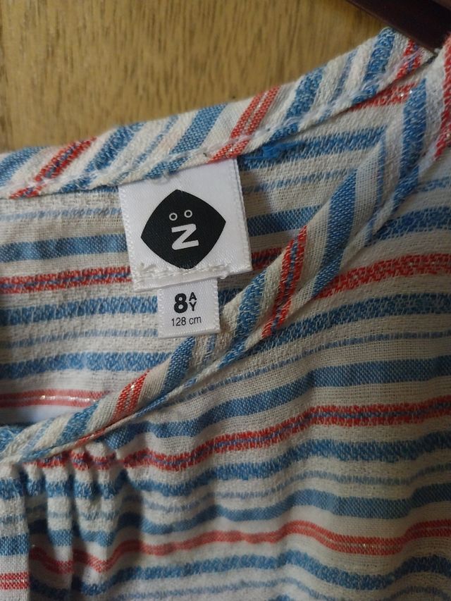 Vestito a gonna a righe 8 anni brano zgeneration