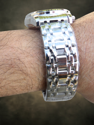 Orologio Uomo WOJTEK Scheletrato Acciaio 41mm