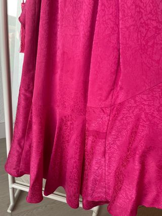 Vestido invitada Mioh rosa talla S