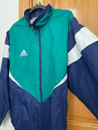 Chaqueta Adidas Vintage Azul/Verde