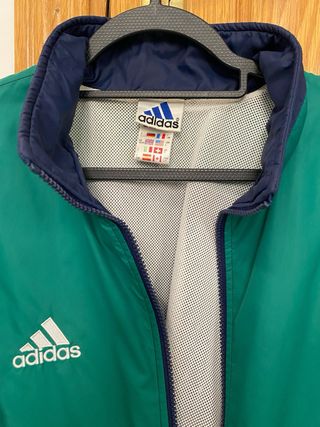 Chaqueta Adidas Vintage Azul/Verde