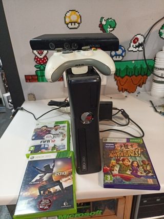Consola Xbox 360 kinect y juegos