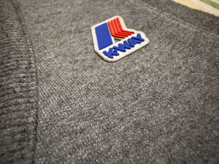 K-Way smanicato grigio e blu