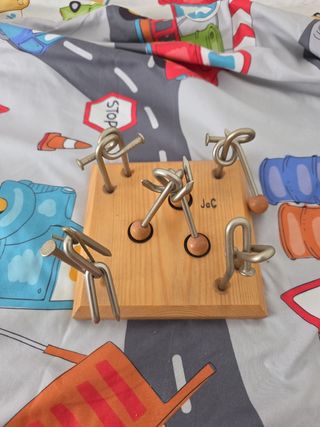 Juego de rompecabezas de metal