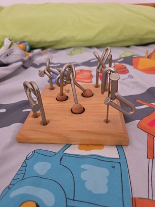 Juego de rompecabezas de metal