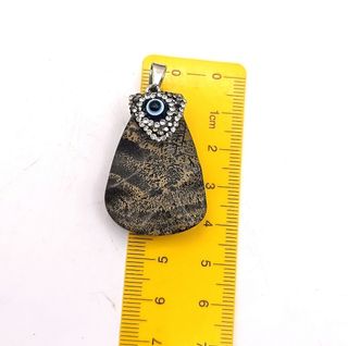 Collar Pirolusita Ojo Turco