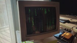 Monitor PC 14" CRT EMC VGA Retro