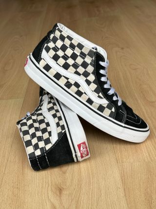 Zapatillas Vans 38,5 Sk8-Hi Checkerboard negro