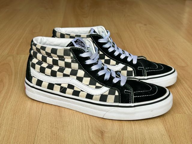 Zapatillas Vans 38,5 Sk8-Hi Checkerboard negro