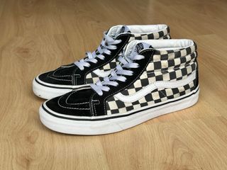 Zapatillas Vans 38,5 Sk8-Hi Checkerboard negro