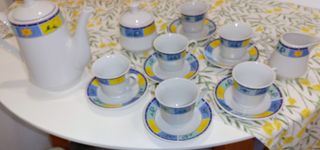 Juego de café de porcelana