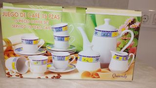 Juego de café de porcelana