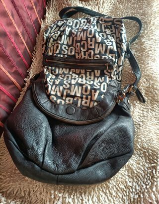 Bolso bandolera piel Marc Jacobs Q Natasha negro