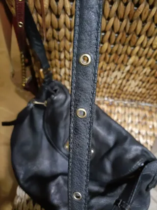 Bolso bandolera piel Marc Jacobs Q Natasha negro